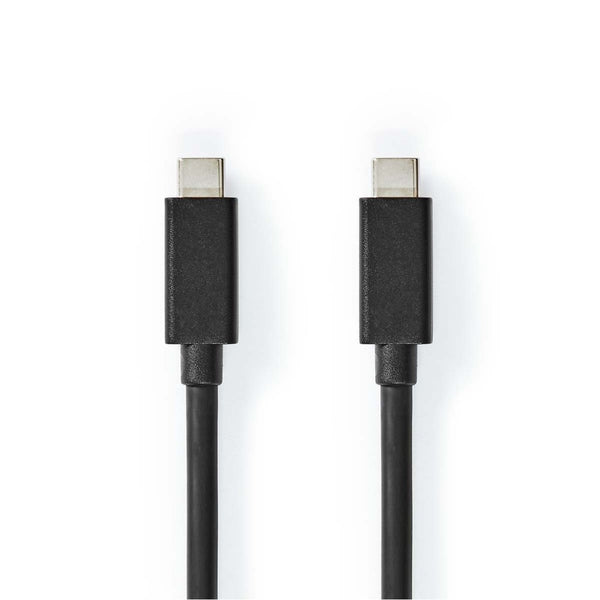 Nedis CCGL64020BK20 Usb-kabel Usb 3.2 Gen 2x2 Usb-c&trade; Male Usb-c&trade; Male 100 W 4k@60hz 20