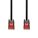 Nedis CCGL85200BK20 Cat6-kabel Rj45 Male Rj45 Male U/utp 2.00 M Rond Pvc Zwart Label