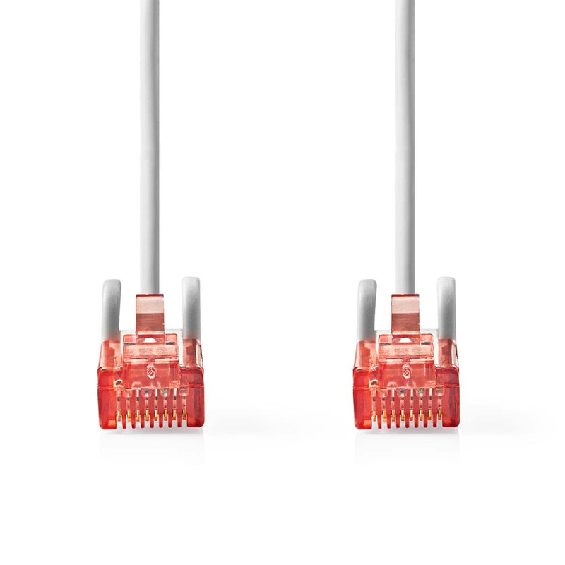 Nedis CCGL85200GY50 Cat6-kabel Rj45 Male Rj45 Male U/utp 5.00 M Rond Pvc Grijs Label