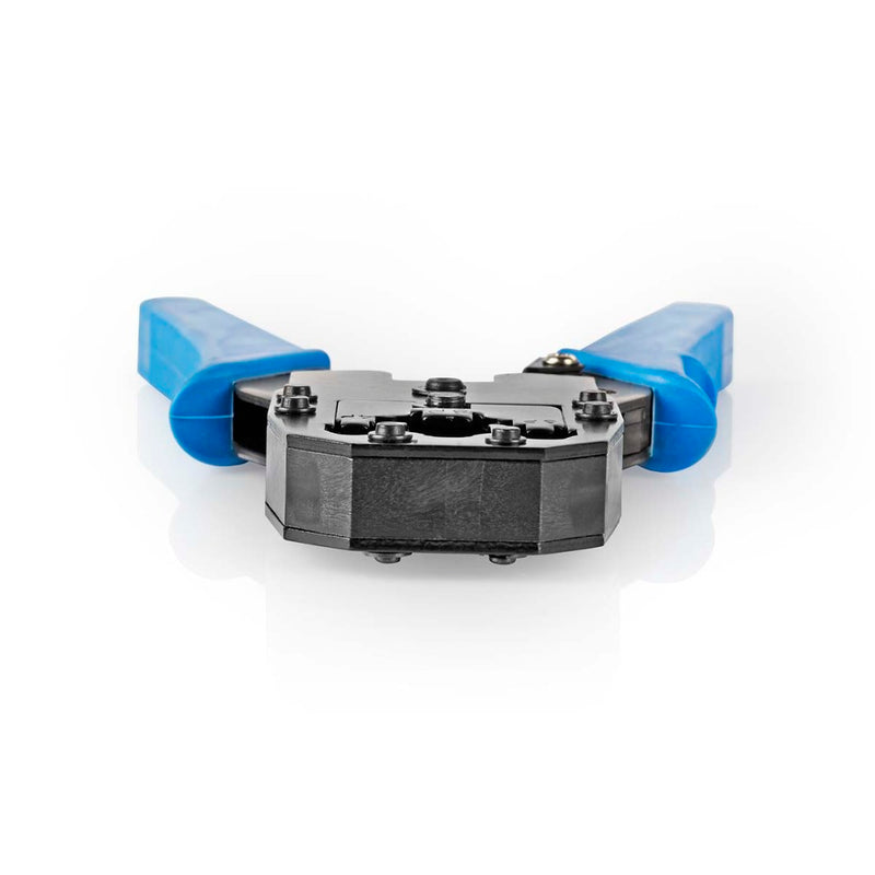 Nedis CCGB89510BU Krimptang Cat5 / Cat5e / Cat6 / Cat6a / Rj10 / Rj11 / Rj45 Snijden / Strippen / T