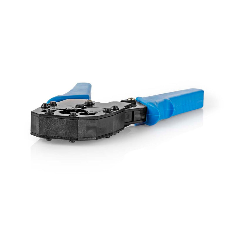 Nedis CCGB89510BU Krimptang Cat5 / Cat5e / Cat6 / Cat6a / Rj10 / Rj11 / Rj45 Snijden / Strippen / T