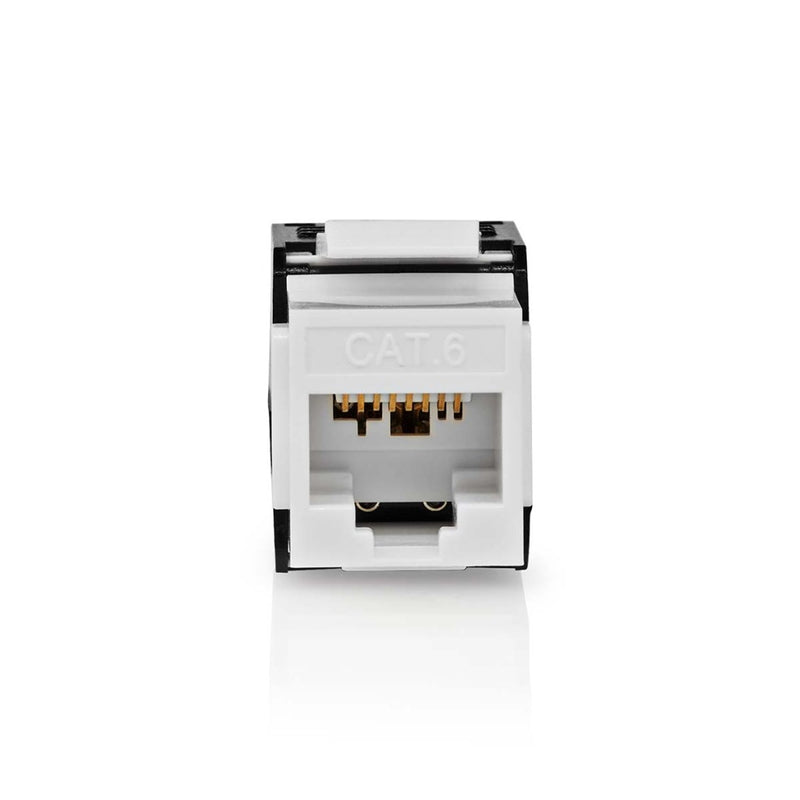 Nedis CCGB89700BK Keystone Cat6 Rj45 Female U/utp Abs Doos