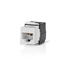 Nedis CCGB89700BK Keystone Cat6 Rj45 Female U/utp Abs Doos