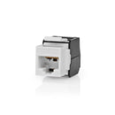 Nedis CCGB89710BK Keystone Cat6a Rj45 Female U/utp Abs Doos