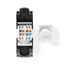 Nedis CCGB89710BK Keystone Cat6a Rj45 Female U/utp Abs Doos