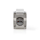 Nedis CCGB89740ME Keystone Cat7 Rj45 Female S/ftp Metaal Doos