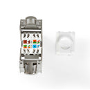 Nedis CCGB89740ME Keystone Cat7 Rj45 Female S/ftp Metaal Doos