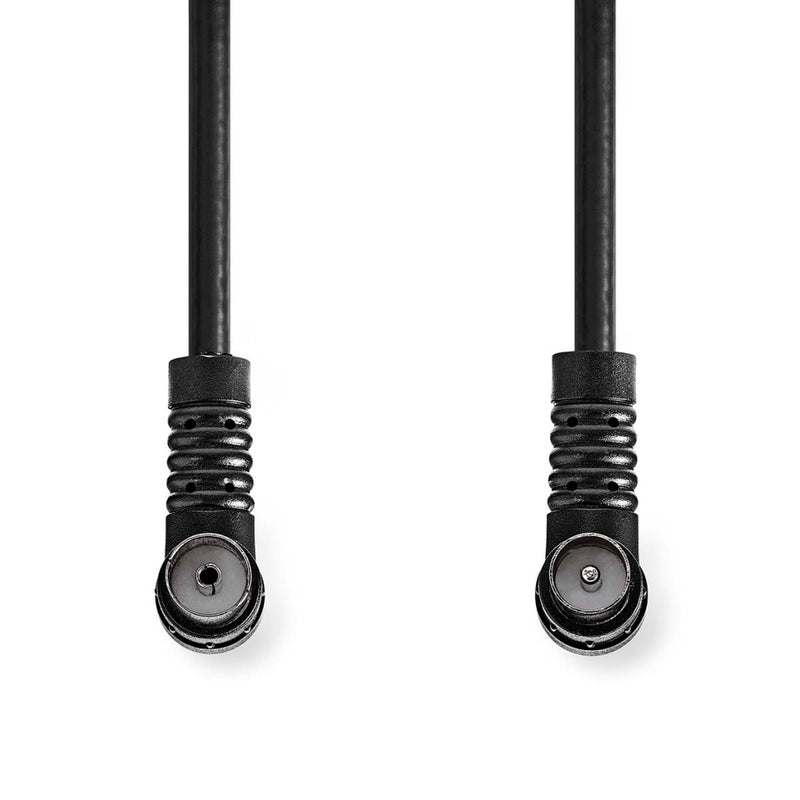 Nedis CSGL40120BK15 Coaxkabel Iec (coax) Male Iec (coax) Female Vernikkeld 120 Db 75 Ohm Viervoudig