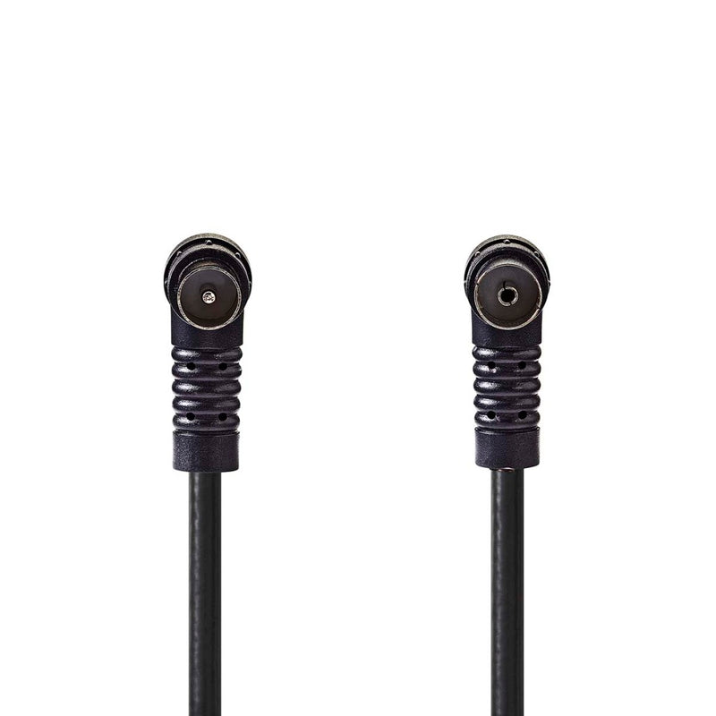 Nedis CSGL40120BK30 Coaxkabel Iec (coax) Male Iec (coax) Female Vernikkeld 120 Db 75 Ohm Viervoudig