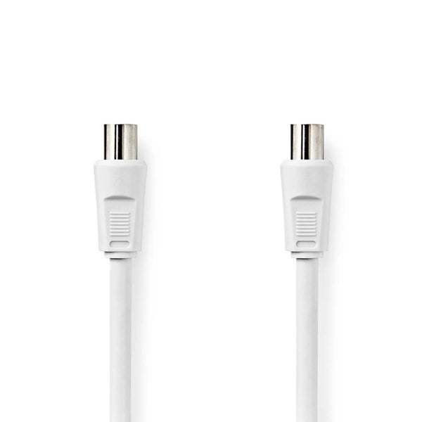 Nedis CSGL40200WT30 Coaxkabel Iec (coax) Male Iec (coax) Male Vernikkeld 90 Db 75 Ohm Dubbel Afgesc
