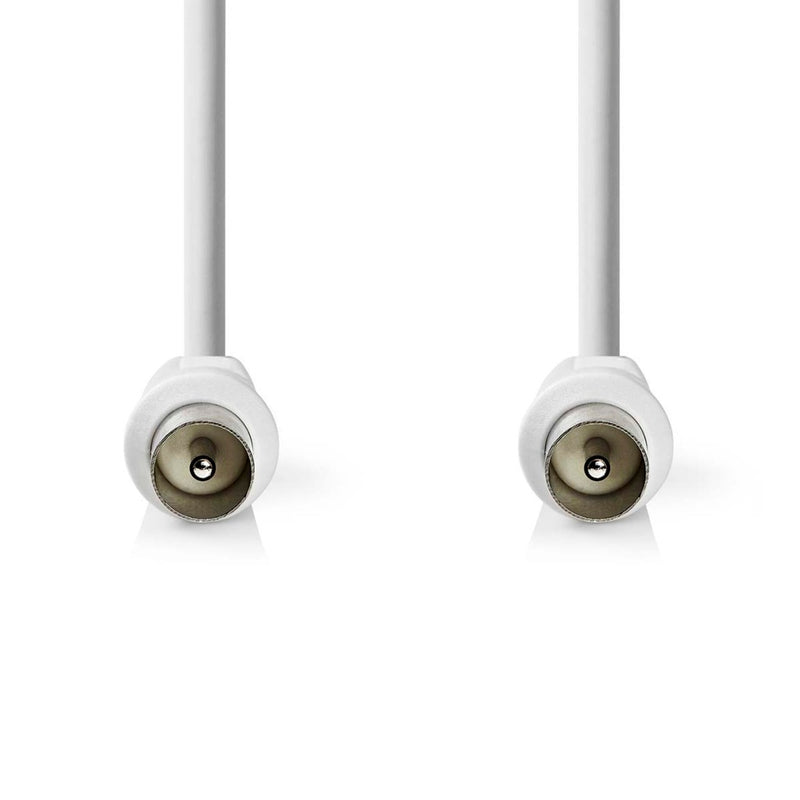 Nedis CSGL40200WT30 Coaxkabel Iec (coax) Male Iec (coax) Male Vernikkeld 90 Db 75 Ohm Dubbel Afgesc
