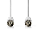 Nedis CSGL41000WT15 Satelliet- En Antennekabel F-male F-male Vernikkeld 75 Ohm Dubbel Afgeschermd 1