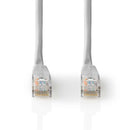Nedis CCGL85101GY20 Cat5e-kabel U/utp Rj45 Male Rj45 Male 2.00 M Rond Pvc Grijs Label