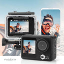 Nedis ACAM51BK Action Cam 4k@30fps 16 Mpixel Waterbestendig Tot: 30.0 M 90 Min Wi-fi App Beschikbaa