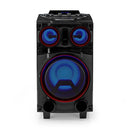 Nedis SPPT800BK Bluetooth&reg; Party Speaker Maximale Batterijduur: 6.5 Uur 120 W Handgreep Feestve