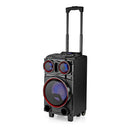 Nedis SPPT800BK Bluetooth&reg; Party Speaker Maximale Batterijduur: 6.5 Uur 120 W Handgreep Feestve