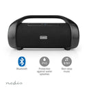 Nedis SPBB340BK Bluetooth&reg; Party Boombox 9.5 Uur 2.1 120 W Media Afspeelmogelijkheden: Aux Ipx5