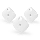 Nedis BTTAG10WT3 Keyfinder Batterij Gevoed 3x Cr2032 Incl. Batterij(en) Bluetooth&reg;-versie: 5.1