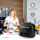 Nedis KAAFG600BK Heteluchtfriteuse 6 L Tijdschakelaar: 120 Min Aantal Vooraf Ingestelde Programma's