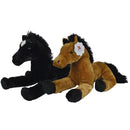 Liggend Pluche Paard 62cm Assorti