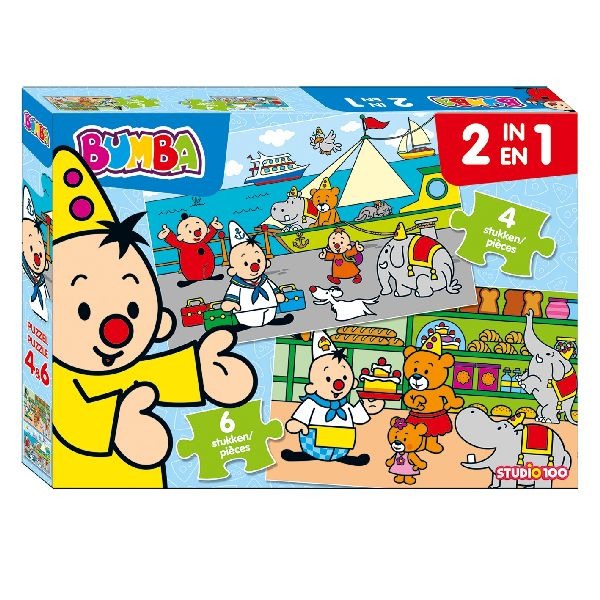 Bumba 2In1 Puzzel 4 en 6 Stukjes