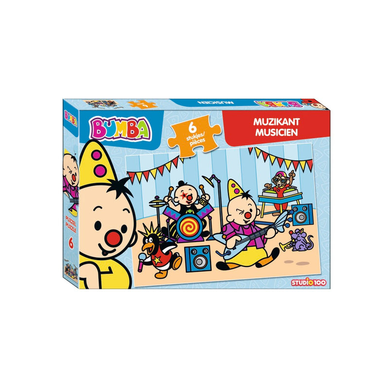 Bumba Puzzel Muzikant 6 Stukjes