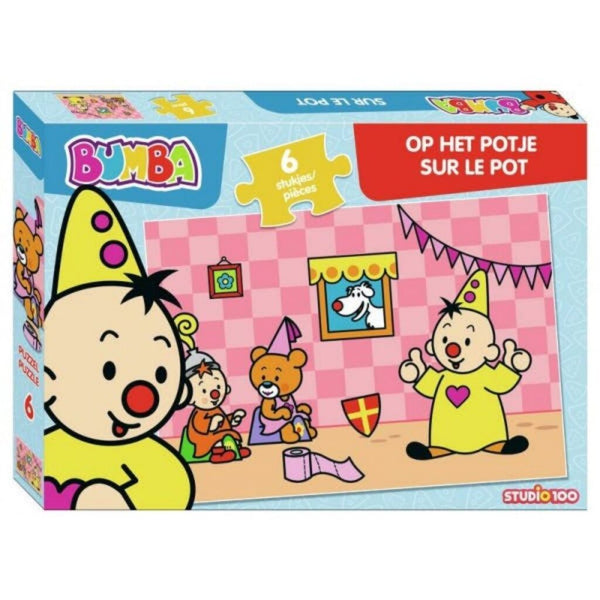 Bumba Puzzel - Op het Potje, 6st.