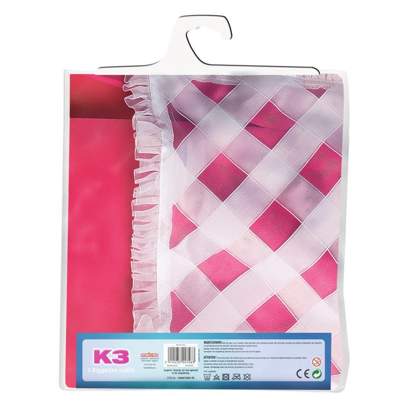 K3 Verkleedjurk - 3 Biggetjes, 9-11 jaar