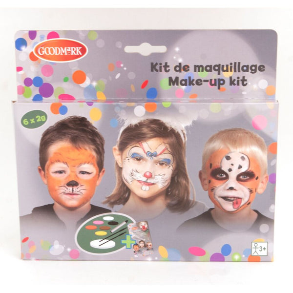 Goodmark Schminkset Dieren 6 Kleuren