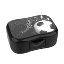 Lunch Buddies Voetbal Lunchbox 13x9.5x5 cm Zwart/Wit