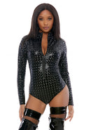 Zipfront Hologram - Romper - M/L