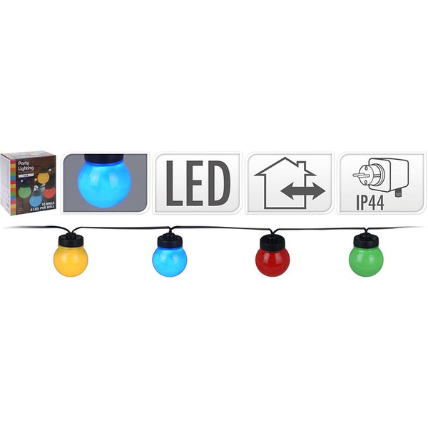 Tuinverlichting  Lichtsnoer - 10 gekleurde LED-lampen