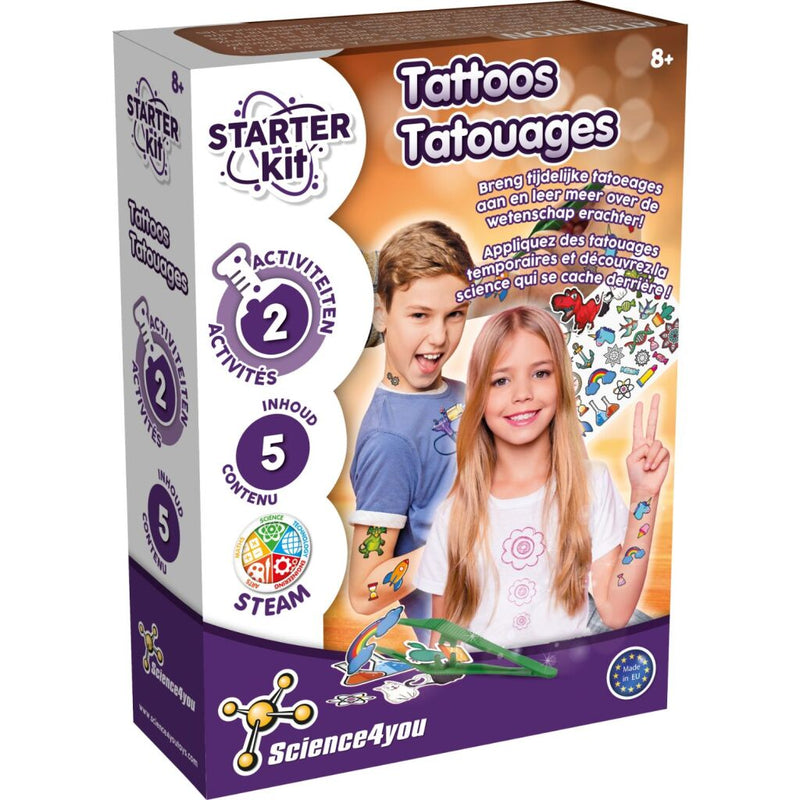 Science4you Starter Kit Tattoos