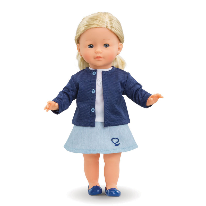 Ma Corolle - Blauwe Poppenjas Gebreid