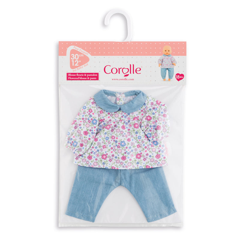 Corolle Mon Premier Poupon - Poppenoutfit Bloemen, 30cm