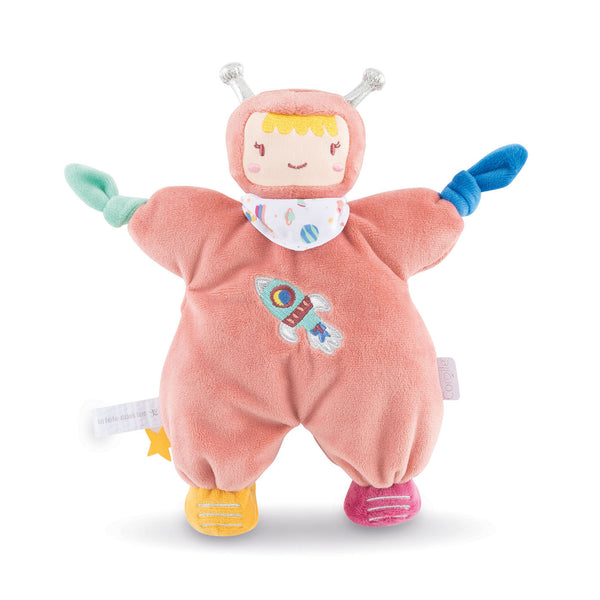 Mon Doudou Corolle - Knuffelpopje Astronaut Roze, 25cm