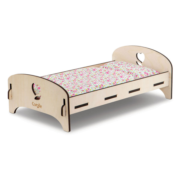 Corolle - Houten Poppenbed Floral