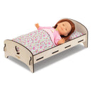 Corolle - Houten Poppenbed Floral
