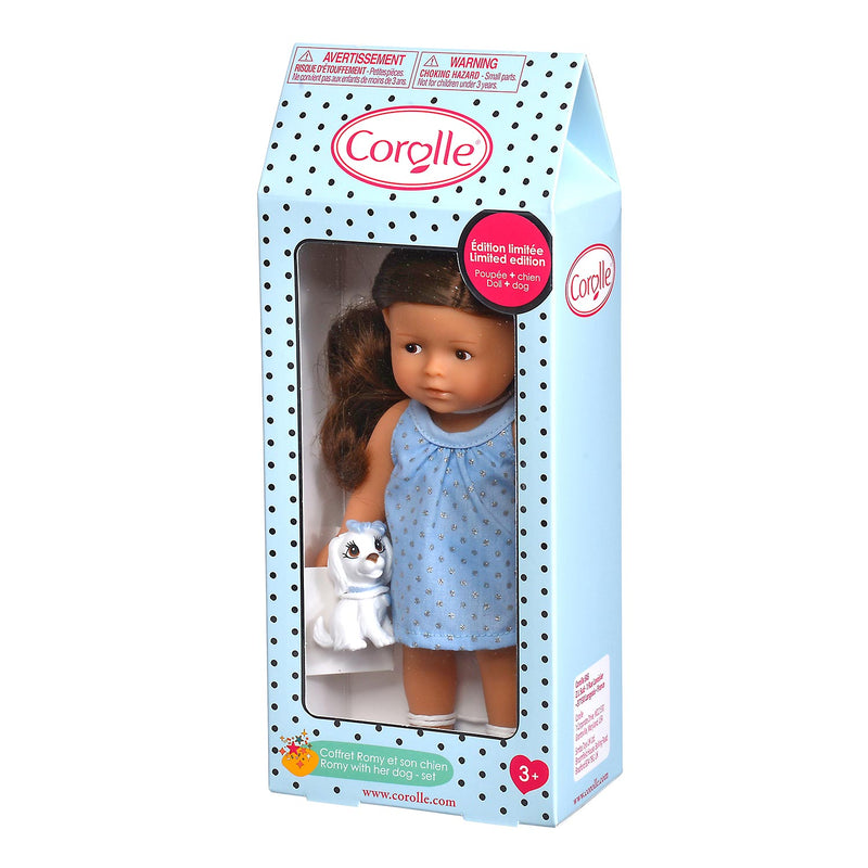 Les Trendies Corolle Mini Corolline - Romy met Hond, 20cm