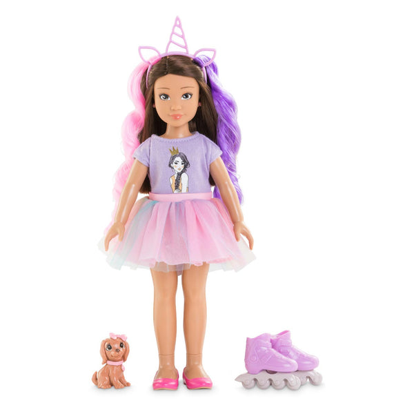 Corolle Girls - Luna Pop Unicorn Set, 28cm