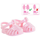 Corolle Mon Grand Poupon - Poppen Sandalen Roze, 36cm
