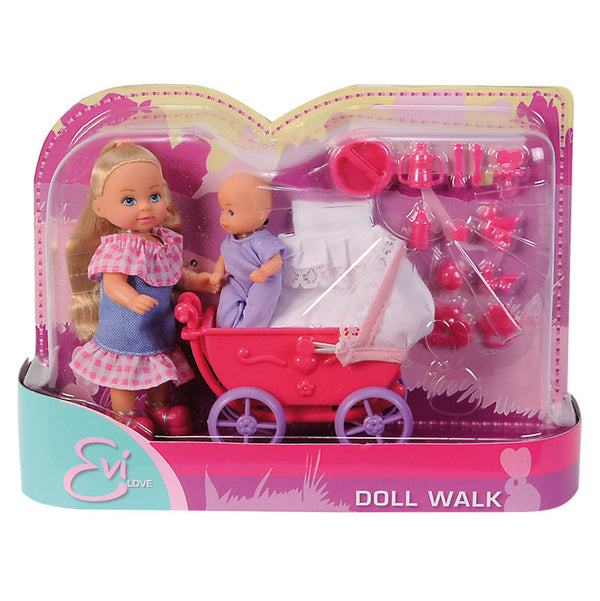 Evi Love Doll Walk Paars