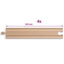 Eichhorn Recht Spoor Lang, 4st.