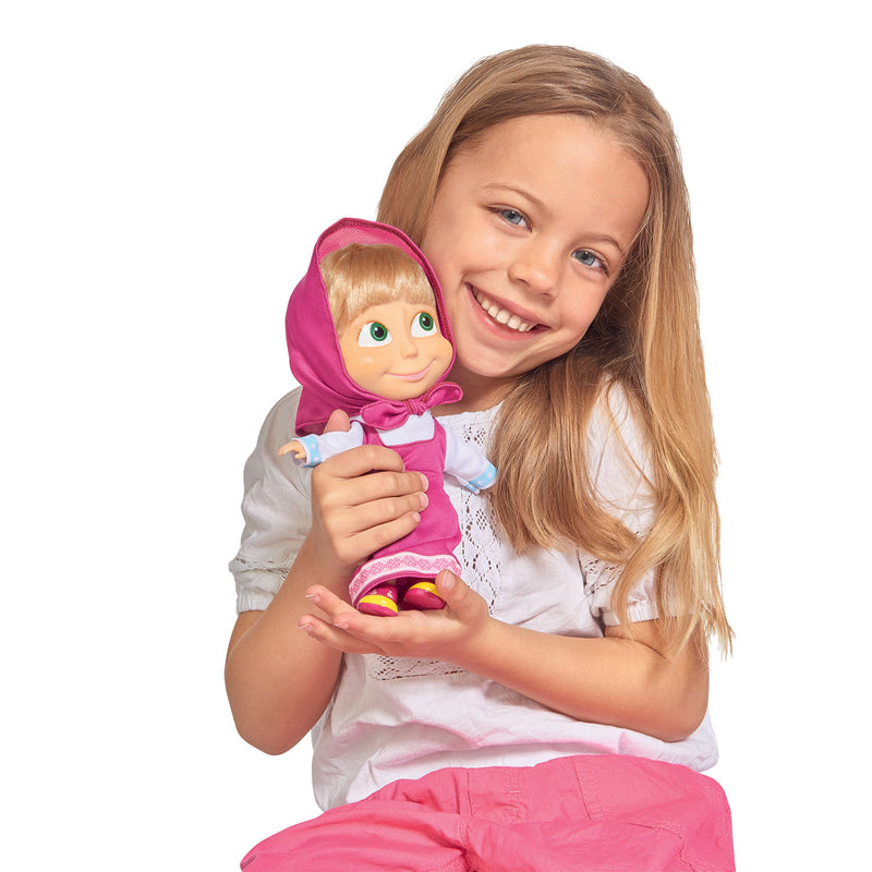 Masha en de Beer Zachte Pop, 23cm