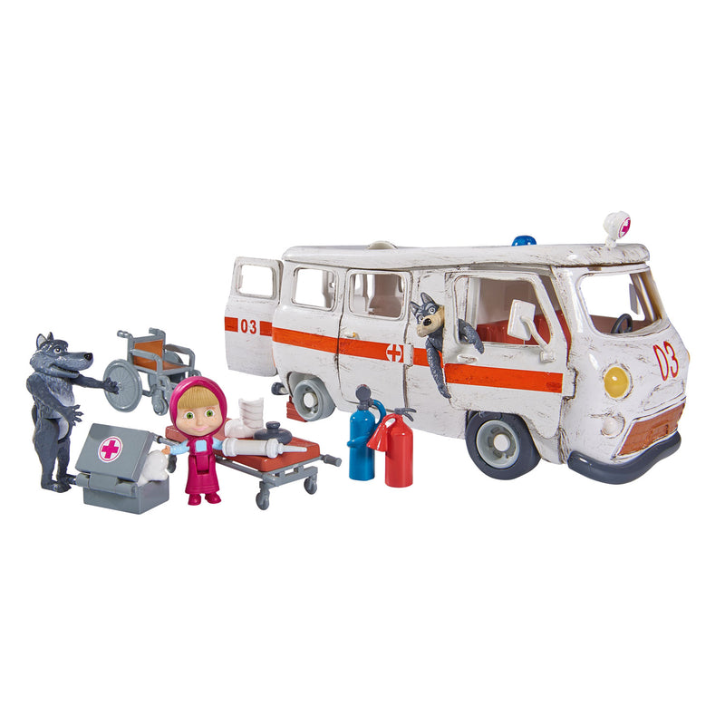 Masha en de Beer Ambulance Speelset