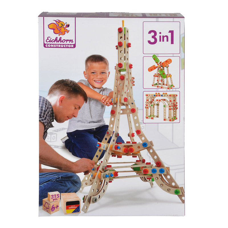 Eichhorn Constructor Eiffeltoren 3in1, 315dlg.