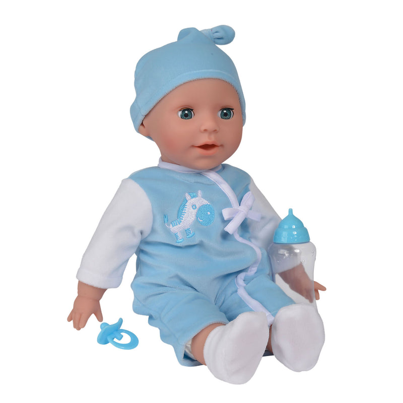 Baby Laura Pop Jongen met Accessoires, 38cm