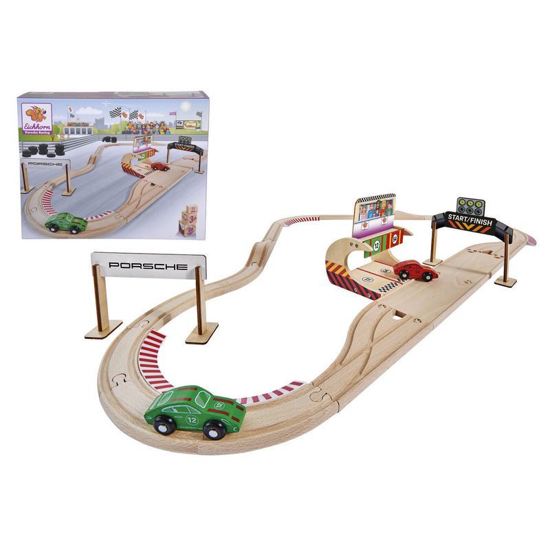 Eichhorn Porsche Houten Race Set , 31dlg.
