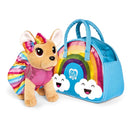 Chi Chi Love Rainbow Knuffelhond in tas