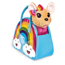 Chi Chi Love Rainbow Knuffelhond in tas